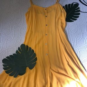 Yellow sun dress